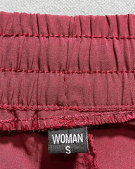 Thrift Hub Maroon Parachute Trouser For Women S | ThriftHub.pk