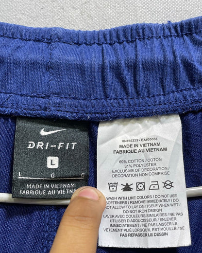 Nike Blue Cotton Trouser For Women L | ThriftHub.pk