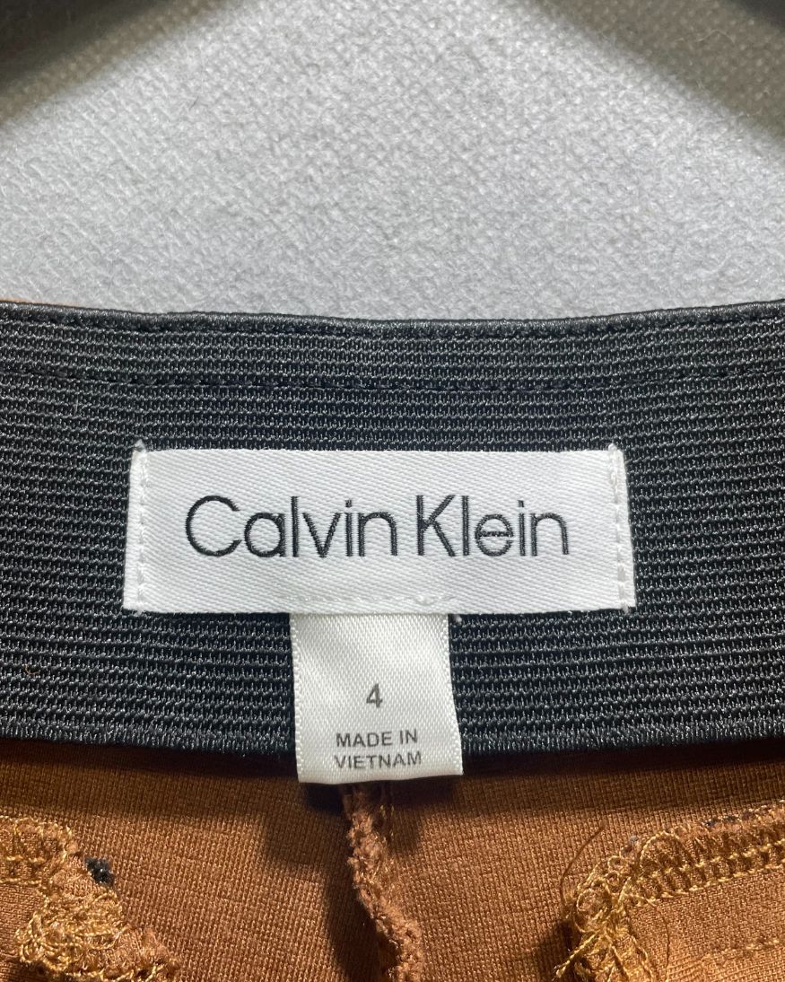 Calvin Klein Brown Sport Tights For Women S | ThriftHub.pk