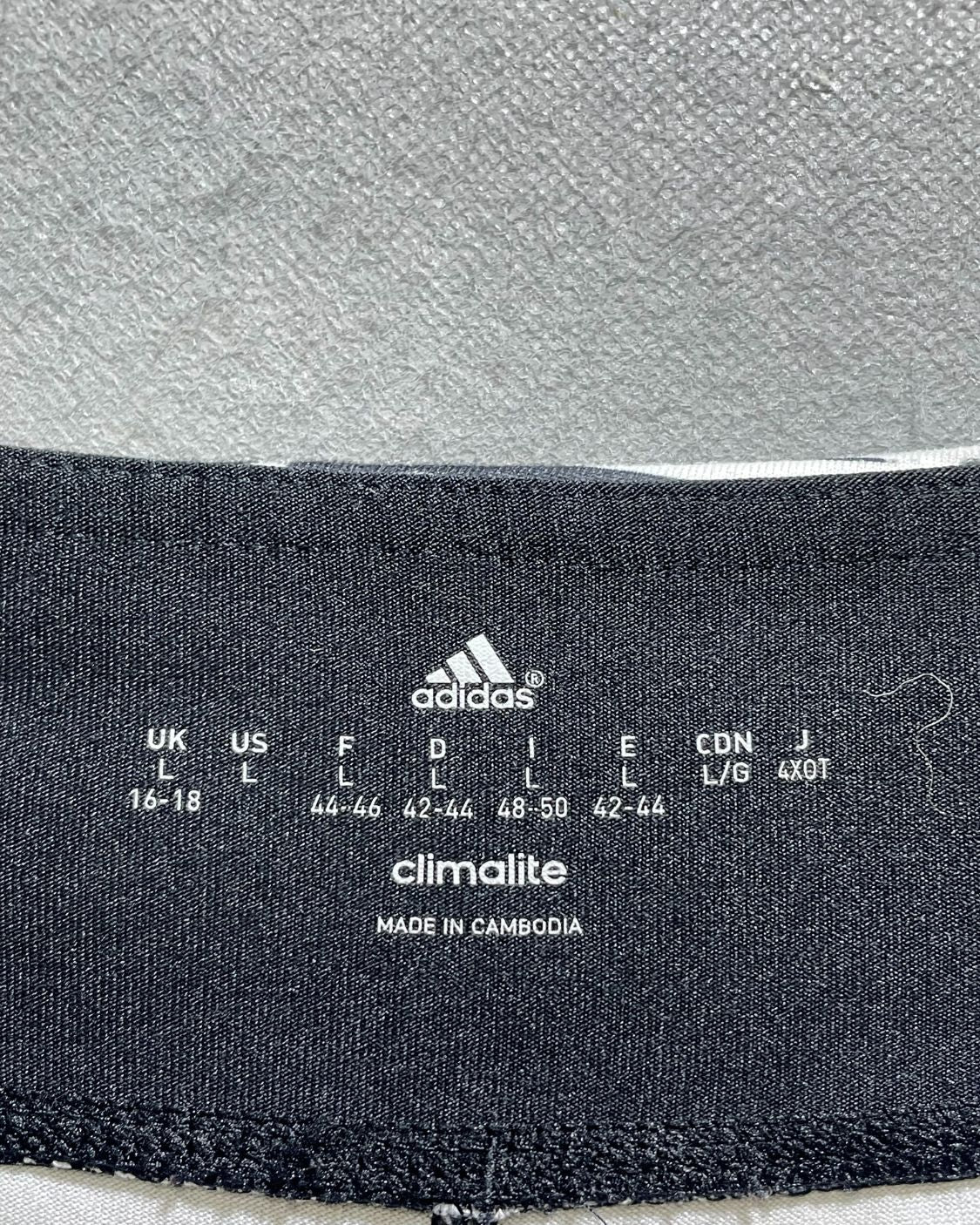 Adidas Gray Sport Tights For Women L | ThriftHub.pk