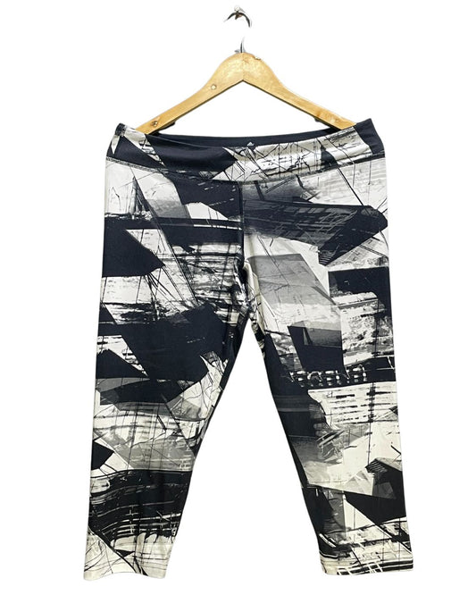 Adidas Gray Sport Tights For Women L | ThriftHub.pk