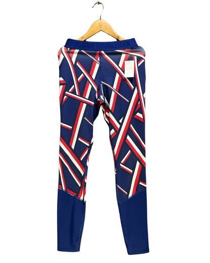 Tommy Hilfiger Blue Sport Tights For Women XS | ThriftHub.pk