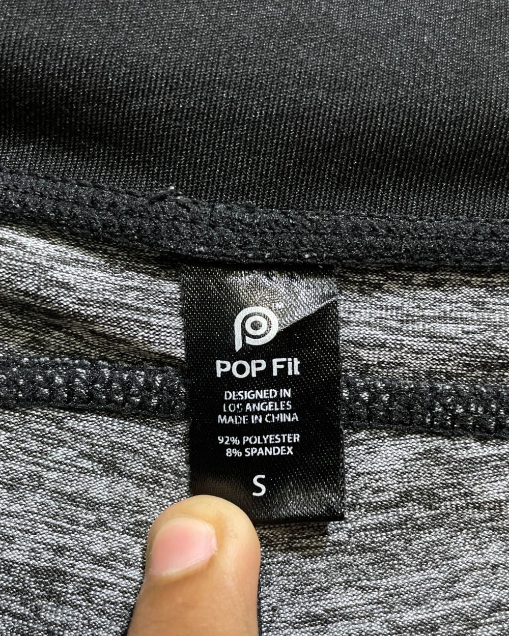 Pop Fit Gray Sport Tights For Women S | ThriftHub.pk