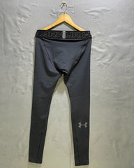 Under Armour Gray Sport Tights For Women Medium | ThriftHub.pk