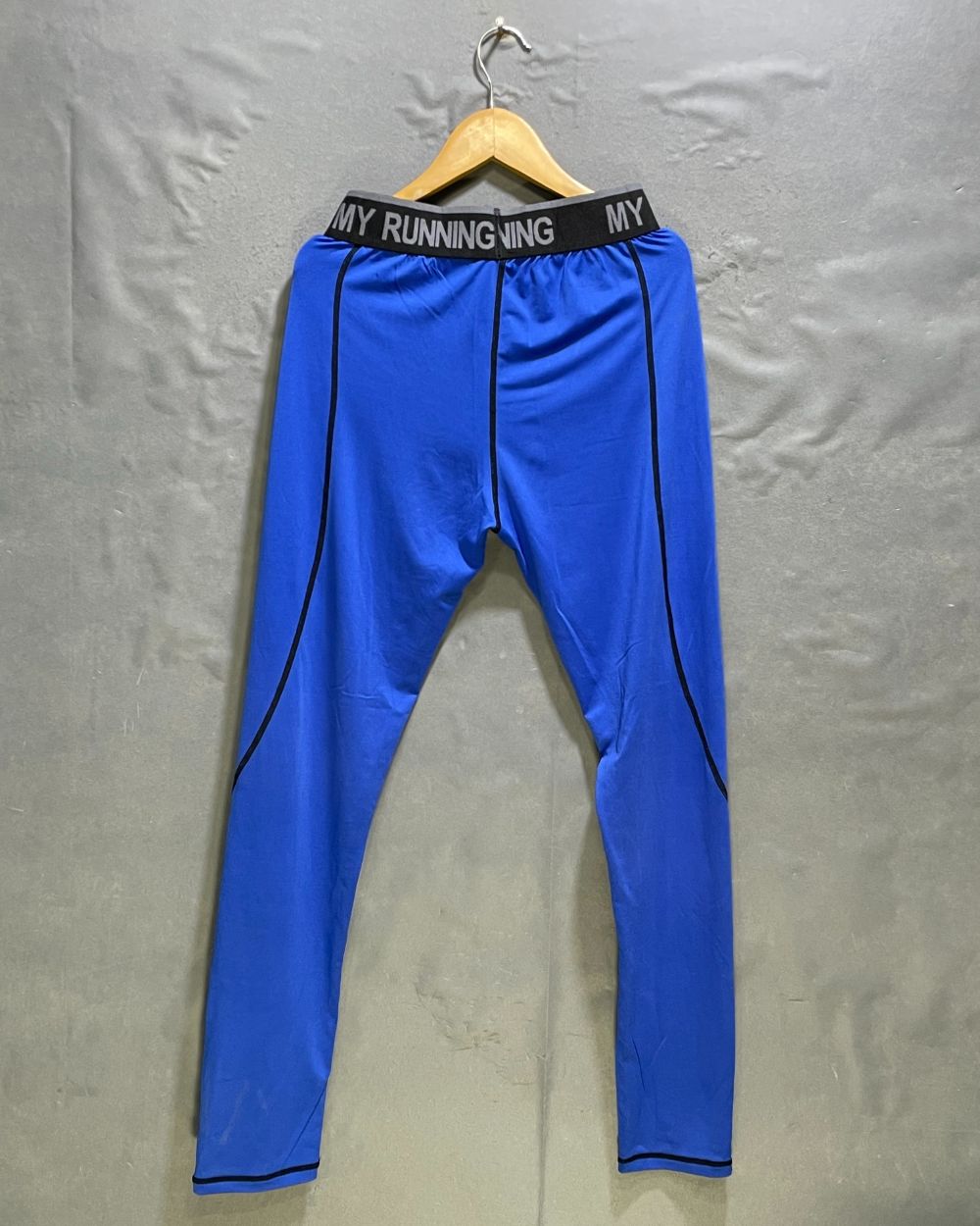 My Running Blue Sport Tights For Women Medium | ThriftHub.pk