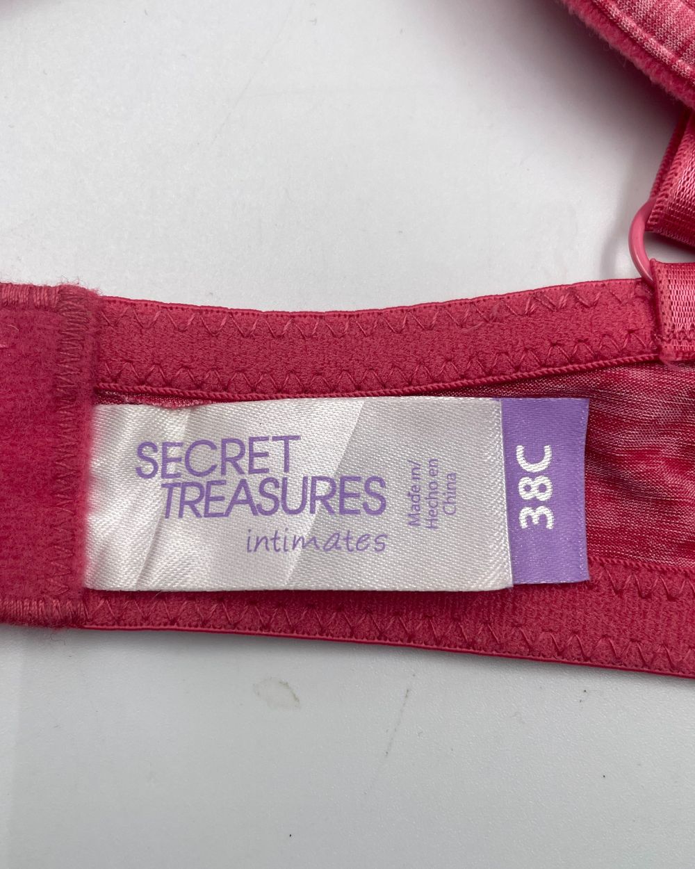 Secret Treasures Pink Bra For Women L | ThriftHub.pk