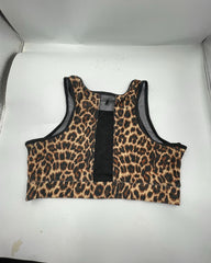 Bebe Leopard Print Sport Bra For Women L | ThriftHub.pk