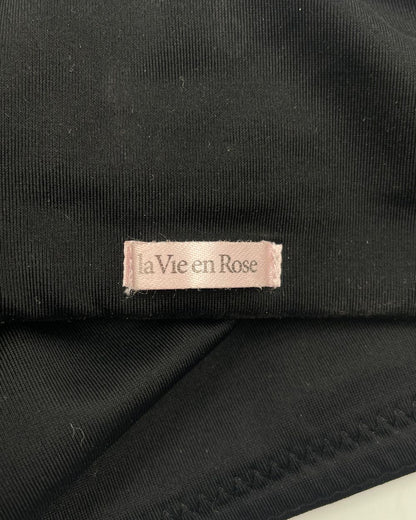 La Vie En Rose Black Sport Bra For Women Medium | ThriftHub.pk