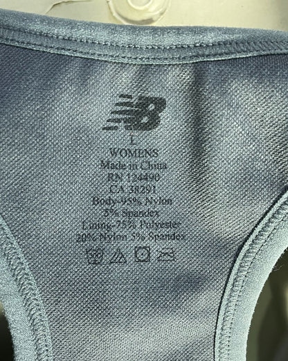 New Balance Blue Cotton Bra For Women L | ThriftHub.pk