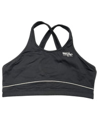 Wasabi Black Sport Bra For Women Medium | ThriftHub.pk