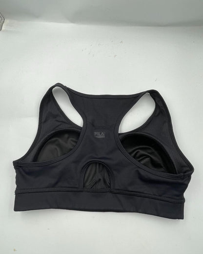 Fila Black Sport Bra For Women Medium | ThriftHub.pk