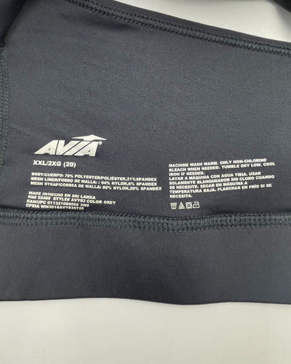 Avia Gray Sport Bra For Women XXL | ThriftHub.pk