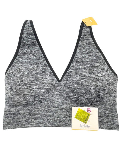 Secret Treasures Gray Sport Bra For Women Medium | ThriftHub.pk