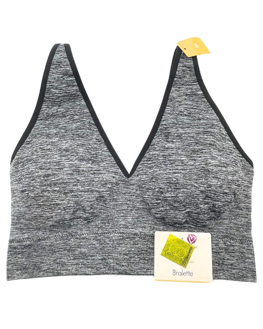 Secret Treasures Gray Sport Bra For Women Medium | ThriftHub.pk