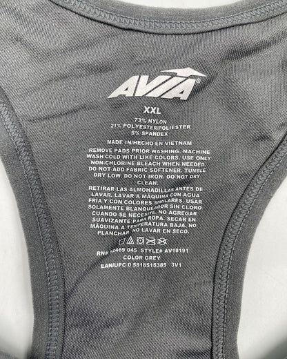 Avia Gray Sport Bra For Women XXL | ThriftHub.pk