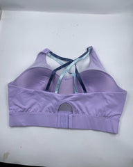 Fila Purple Sport Bra For Women XL | ThriftHub.pk