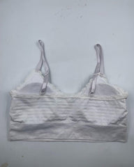 Laura Ashley White Sport Bra For Women L | ThriftHub.pk