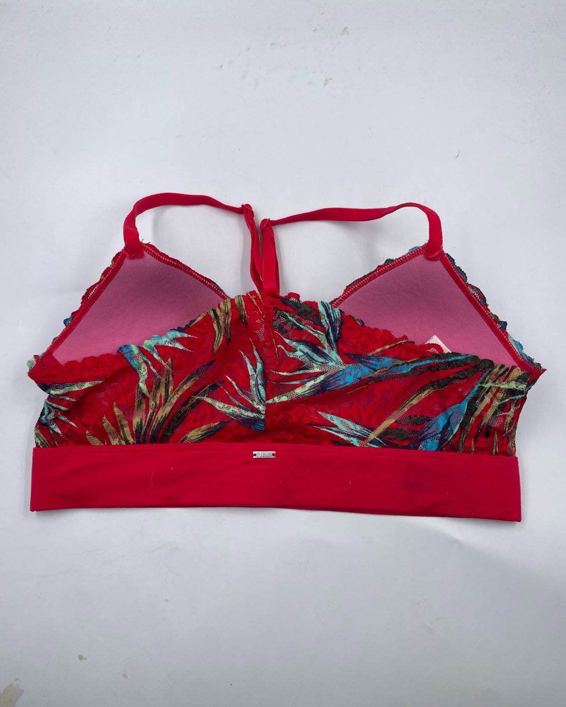Pink Red Sport Bra For Women Medium | ThriftHub.pk