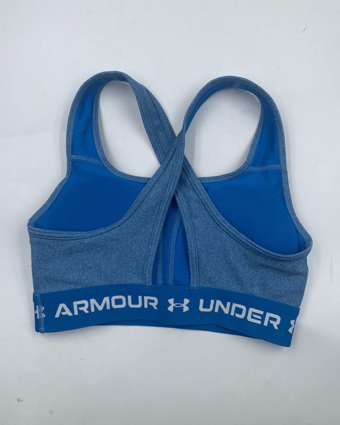 Under Armour Blue Sport Bra For Women XS | ThriftHub.pk