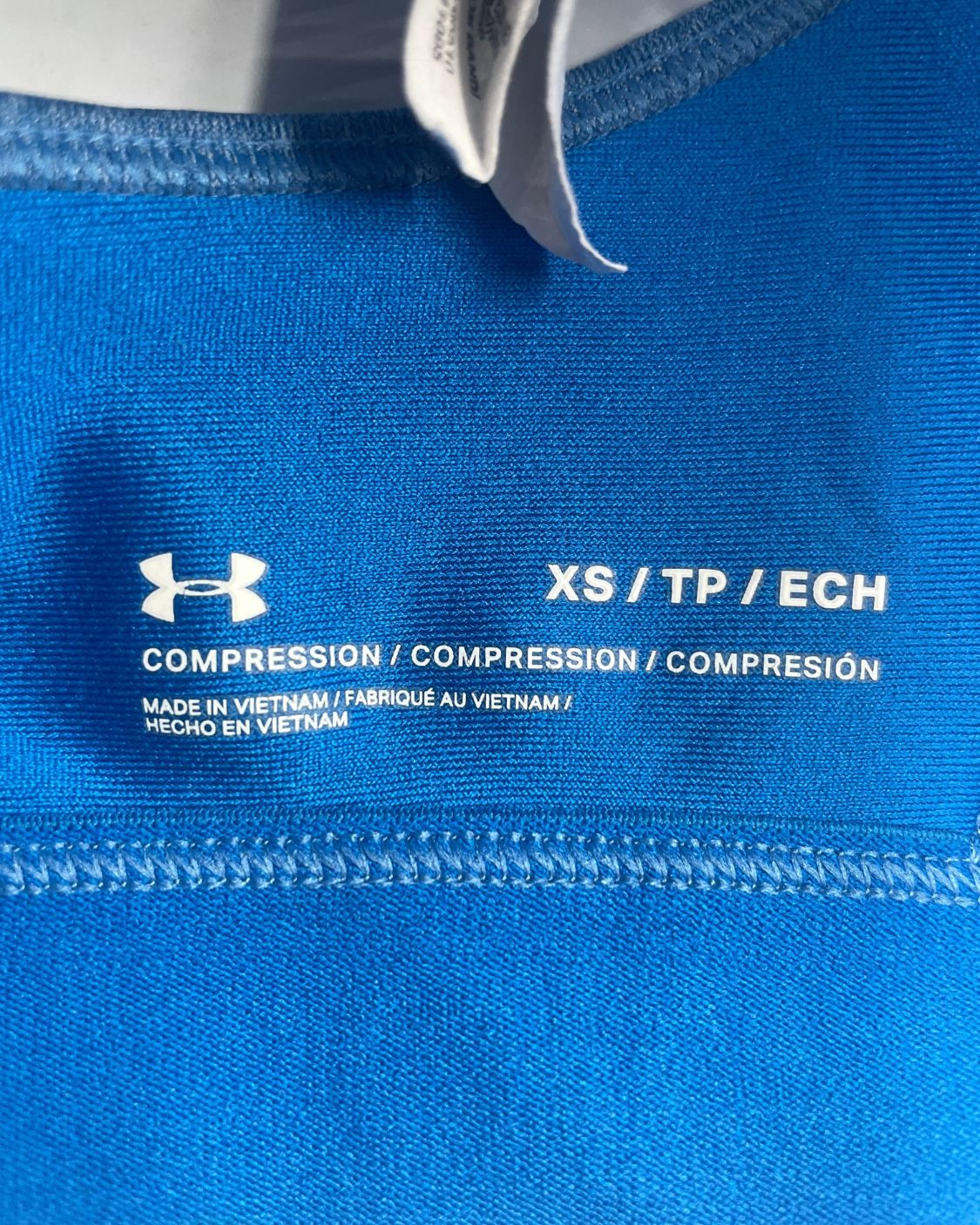 Under Armour Blue Sport Bra For Women XS | ThriftHub.pk