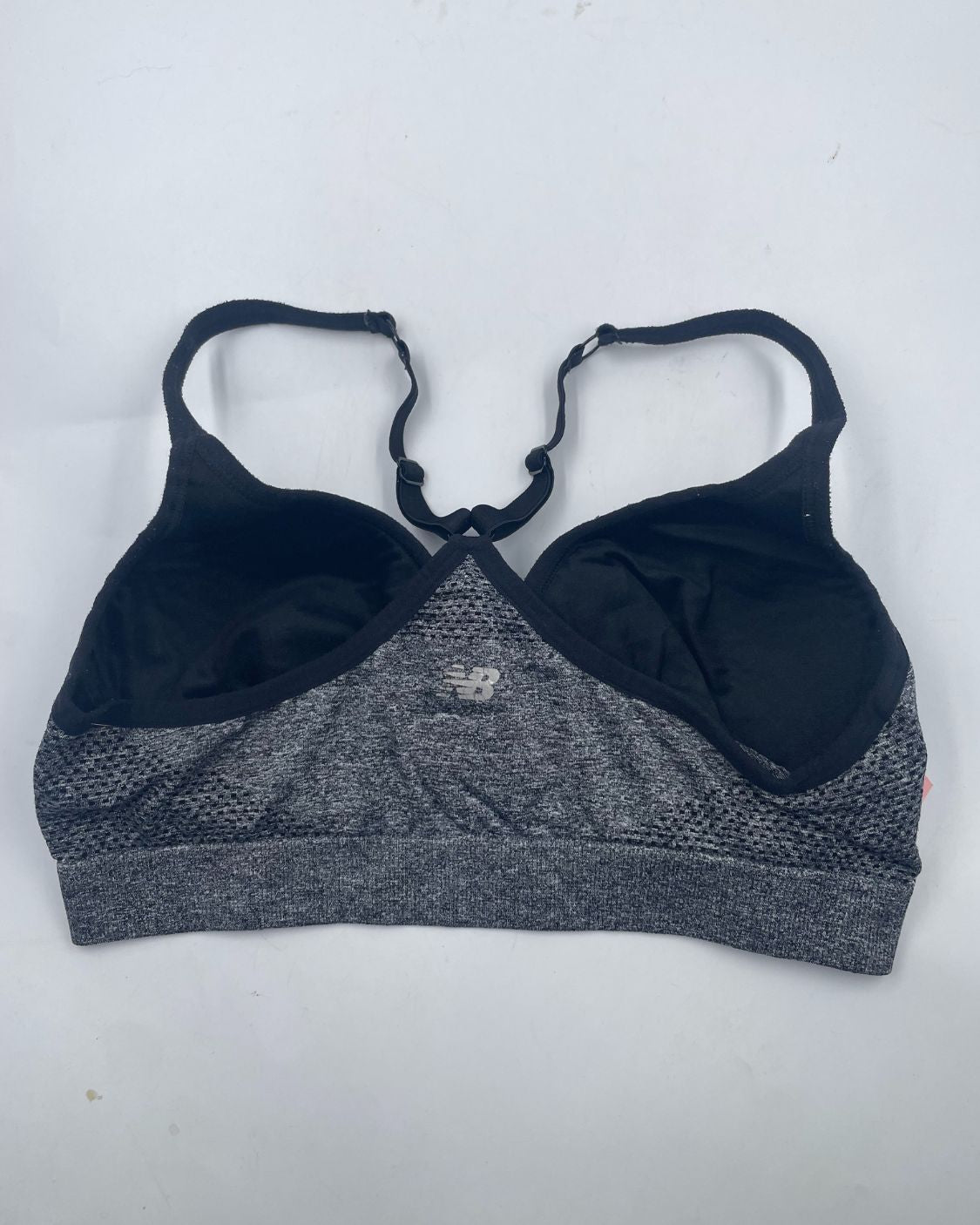 New Balance Gray Sport Bra For Women Medium | ThriftHub.pk