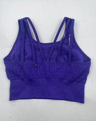 Gym Shark Purple Sport Bra For Women S | ThriftHub.pk