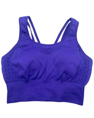 Gym Shark Purple Sport Bra For Women S | ThriftHub.pk