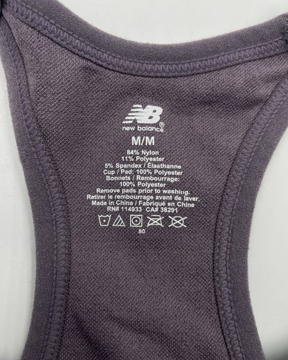New Balance Gray Cotton Bra For Women Medium | ThriftHub.pk