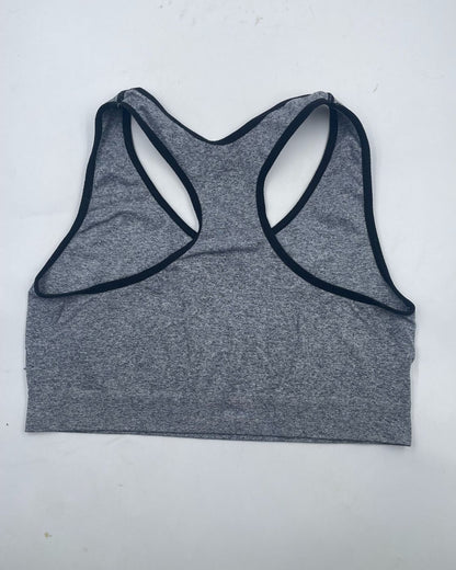 Work Out Gray Sport Bra For Women S | ThriftHub.pk