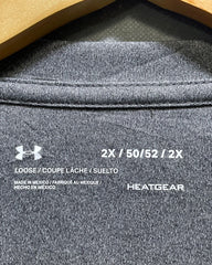 Under Armour Gray Sport T shirt For Women XXL | ThriftHub.pk