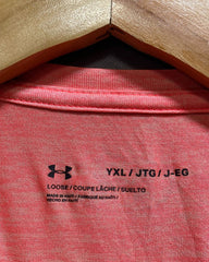 Under Armour Orange Sport T shirt For Women XL | ThriftHub.pk