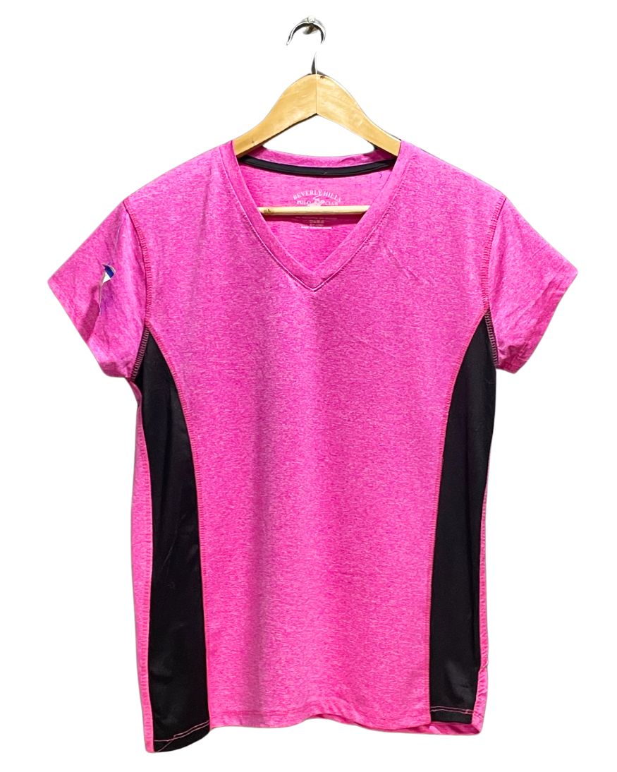 Polo Beverly Hills Club Pink Sport T shirt For Women L | ThriftHub.pk