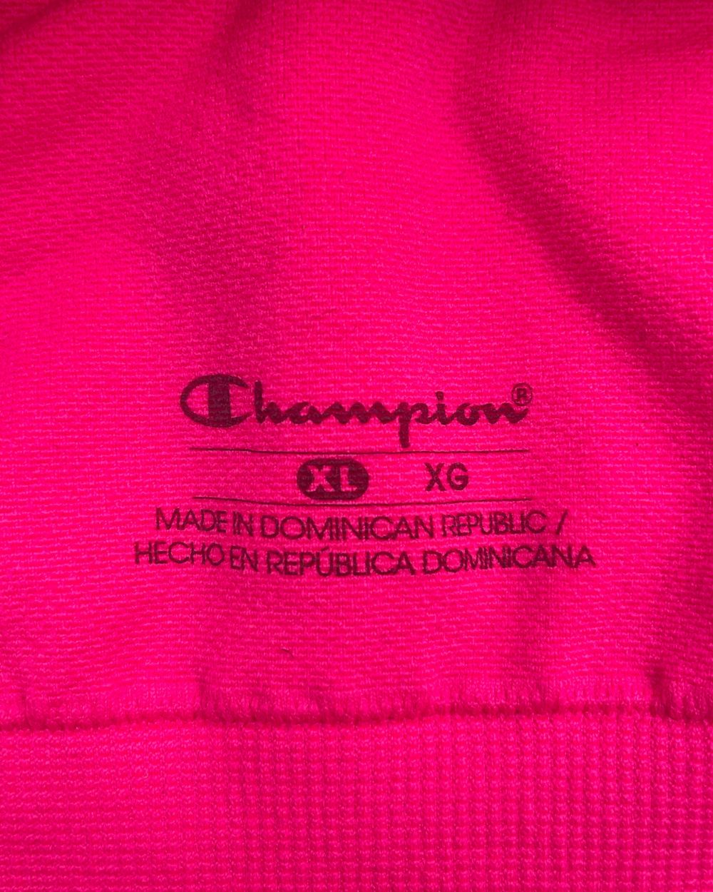 Champion Pink Cotton Bra For Women XL | ThriftHub.pk