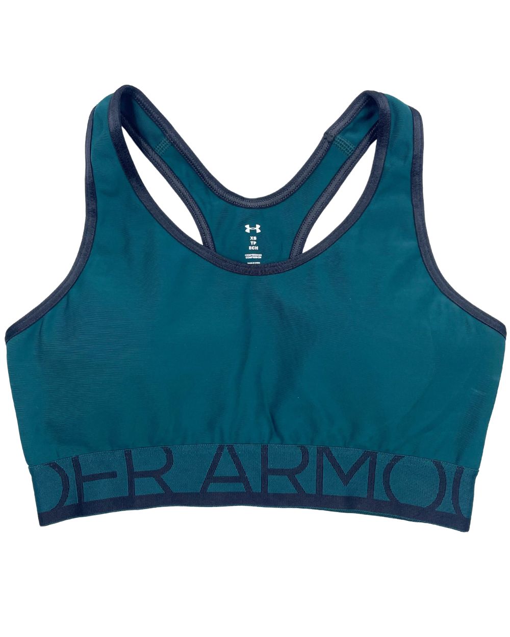 Under Armour Green Sport Bra For Women XS | ThriftHub.pk