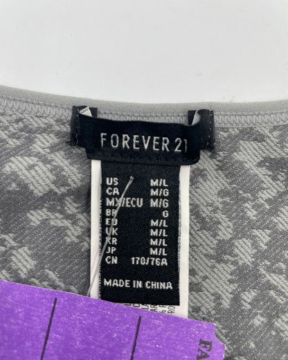 Forever 21 Gray Cotton Bra For Women Medium | ThriftHub.pk