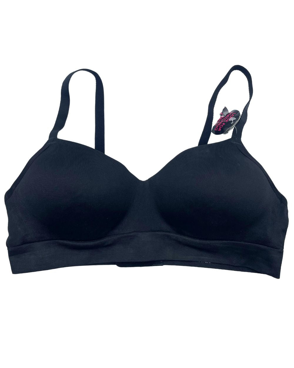 No Boundaries Black Sport Bra For Women XL | ThriftHub.pk