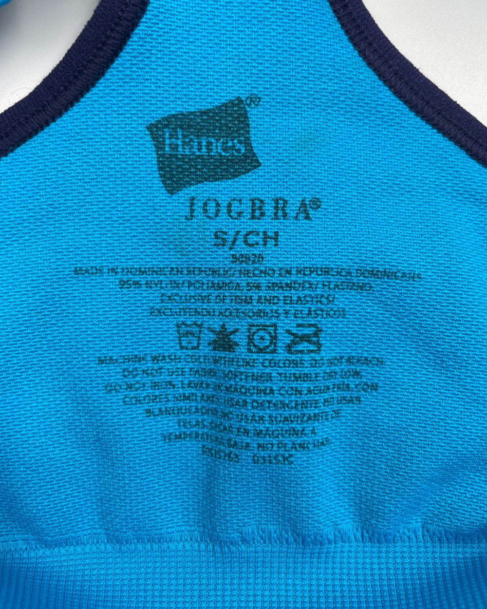 Hanes Blue Sport Bra For Women S | ThriftHub.pk