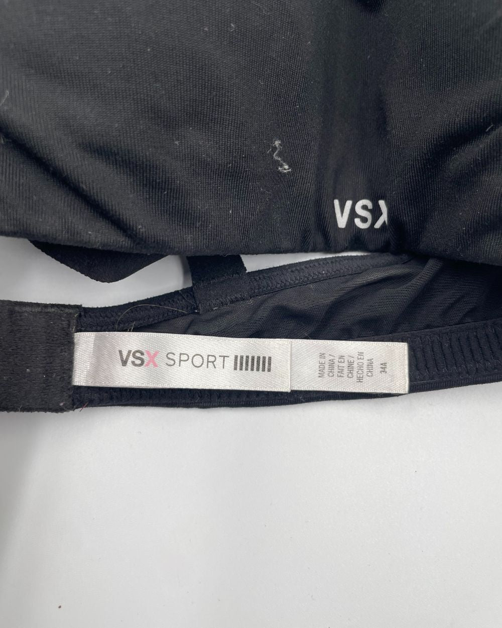 VSX Black Sport Bra For Women S | ThriftHub.pk