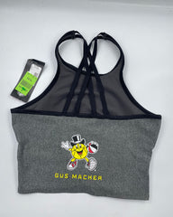 Under Armour Gray Sport Bra For Women Medium | ThriftHub.pk