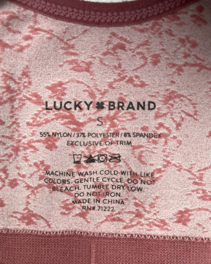 Lucky Brand Maroon Cotton Bra For Women S | ThriftHub.pk