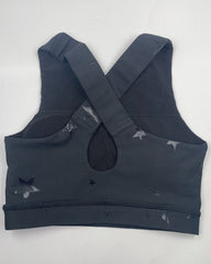 Mono B Black Sport Bra For Women S | ThriftHub.pk