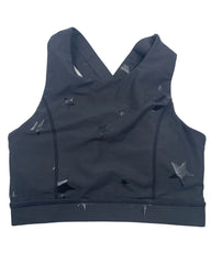 Mono B Black Sport Bra For Women S | ThriftHub.pk