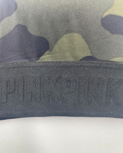 Pink Camouflage Sport Bra For Women S | ThriftHub.pk