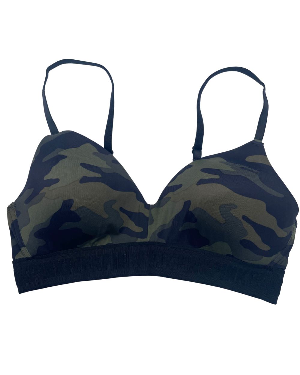 Pink Camouflage Sport Bra For Women S | ThriftHub.pk