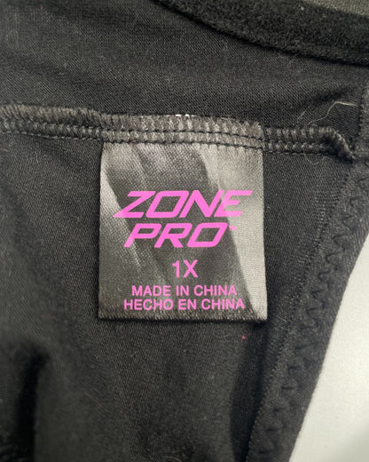 Zone Pro Black Sport Bra For Women XL | ThriftHub.pk