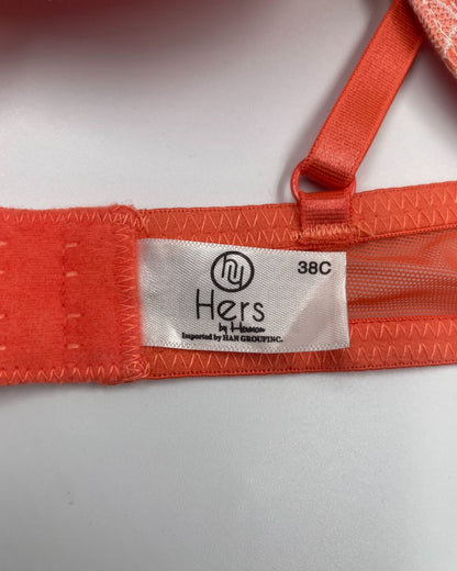 Hers Orange Sport Bra For Women L | ThriftHub.pk