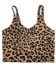 Oalka Leopard Print Sport Bra For Women M | ThriftHub.pk