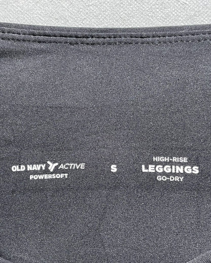 Old Navy Black Sport Tights For Women S | ThriftHub.pk