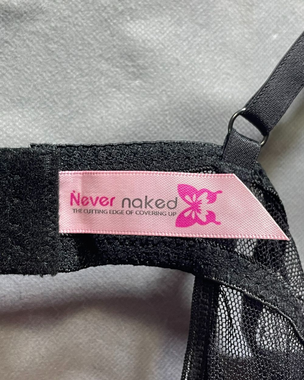 Never Naked Black Sport Bra For Women L | ThriftHub.pk