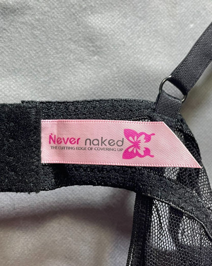 Never Naked Black Sport Bra For Women L | ThriftHub.pk